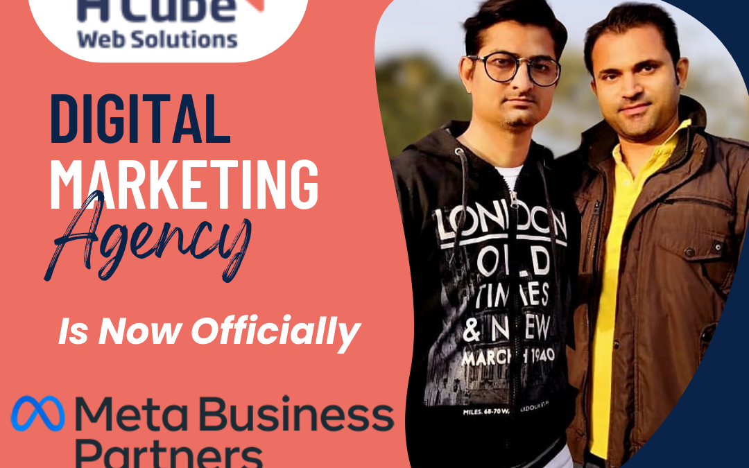 🎉 Exciting News! H Cube Web Solutions is Now a Meta Business Partner! 🎉